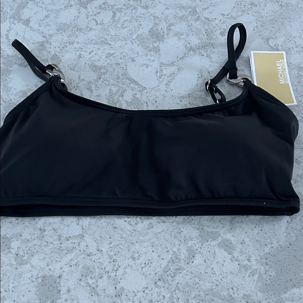 Michael Kors Black Bikini Top